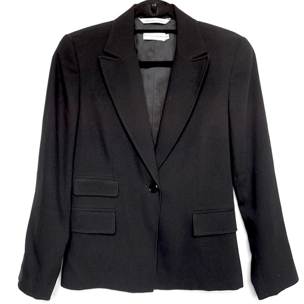 Patrick Gerard black tailored blazer jacket